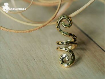 gold spiral, dreadschmuck, gypsy, goa, goaschmuck, dreadkult, dreadfarm, hippie, hippieschmuck, goa, goaschmuck,